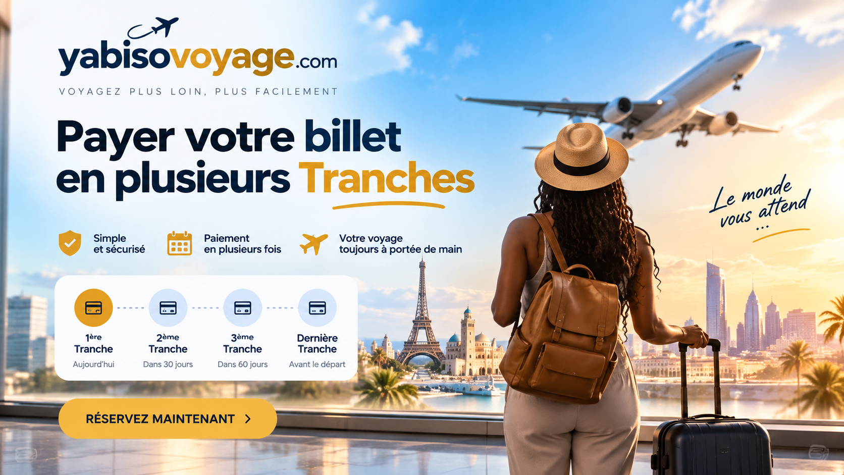 Payer votre billet en plusieurs tranches